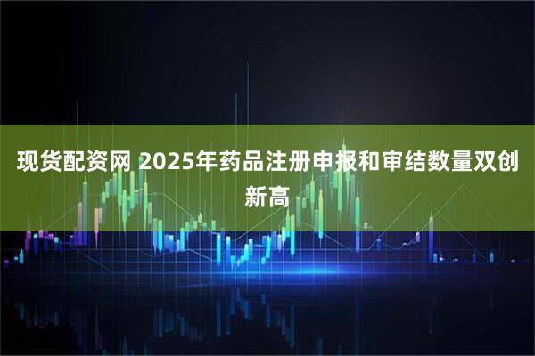 现货配资网 2025年药品注册申报和审结数量双创新高